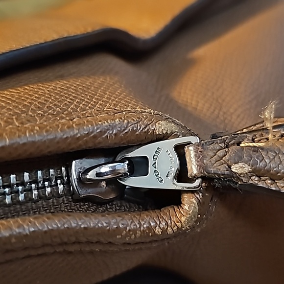 Coach Tan Nolita Satchel, Detachable & Adjustable Strap - Picture 3 of 11